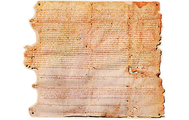 Document de 1395 que fa referència a una emfiteusi sobre el Mas de Torrevella