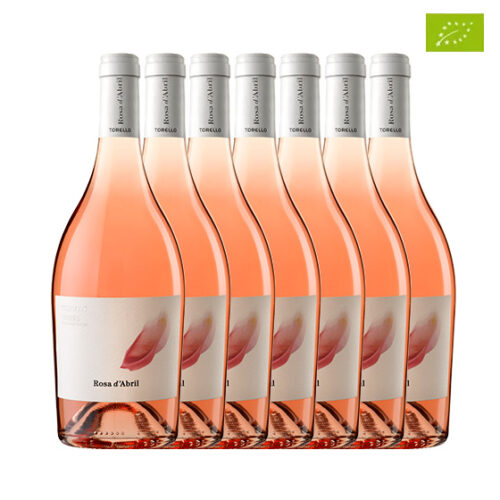 Caixa de 6 ampolles Rosa d'Abril 0,75 CL