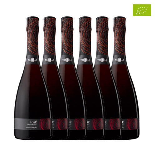 Imatge de la Caixa de 6 ampolles del vi escumós corpinnat Torelló Brut Rosé