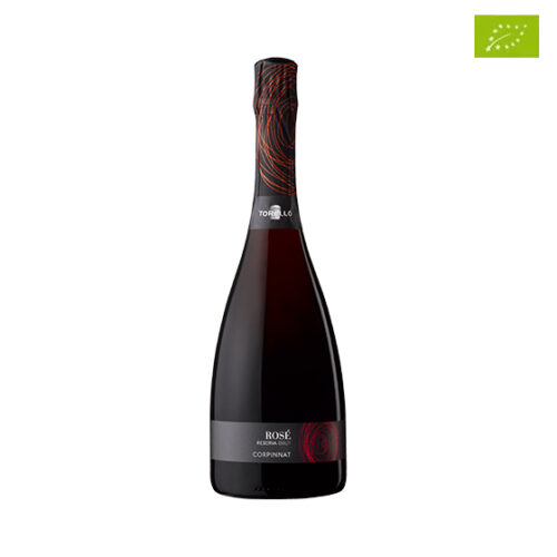 Ampolla de vi escumós corpinnat Torelló Brut Rosé