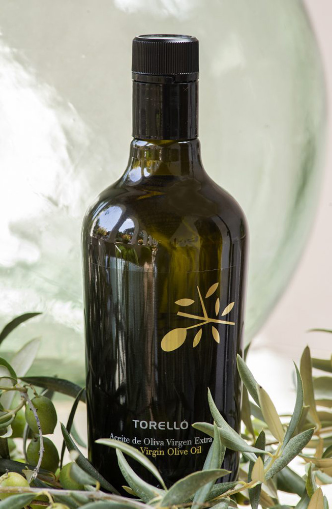 Bottle of Torelló Extra Virgin Olive Oil