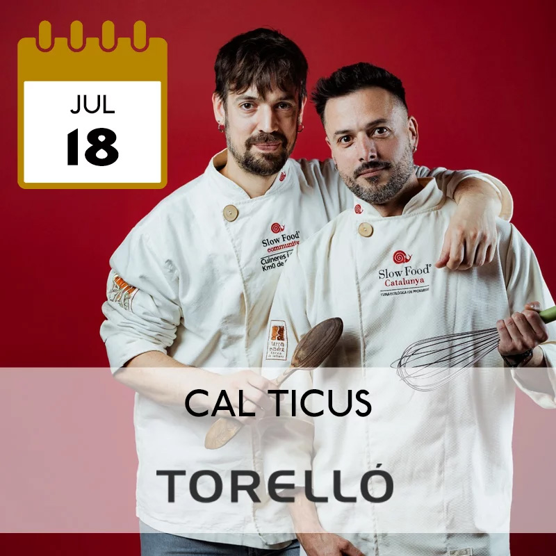 Cal Ticus Festival Gastronòmic Corpinnat 2025 Imatge del cartell de Cal Ticus Festival Gastronòmic Corpinnat 2025