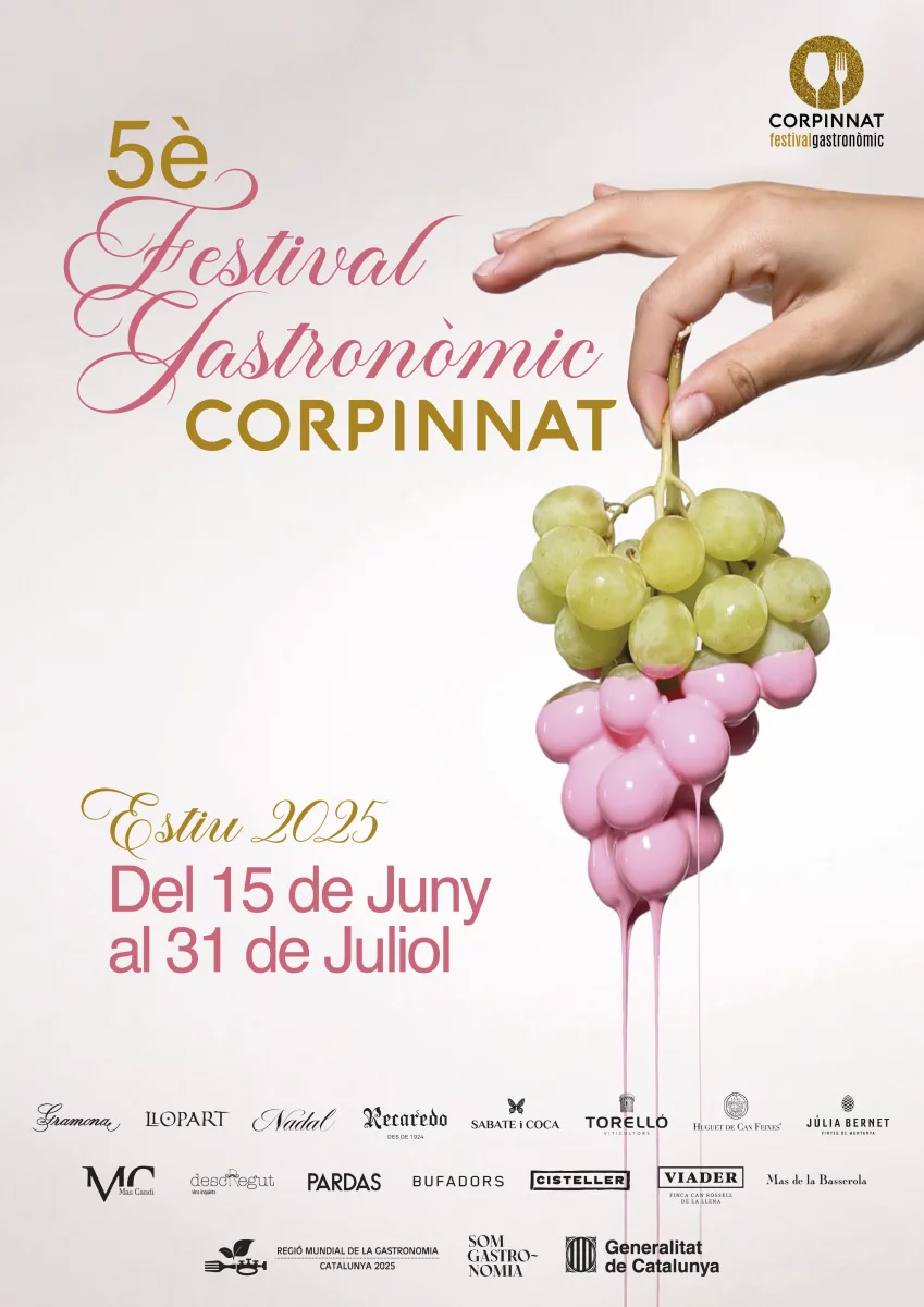 Cartell Festival Gastronòmic Corpinnat 2025 Imatge del Cartell Festival Gastronòmic Corpinnat 2025