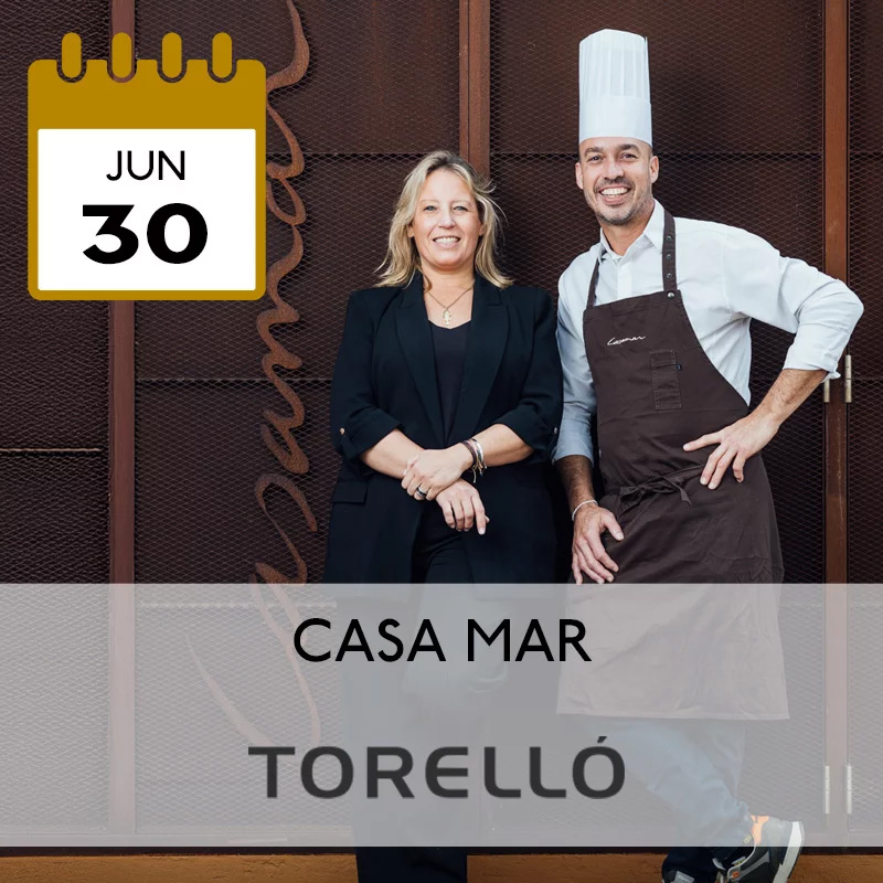 Casamar Festival Gastronòmic Corpinnat 2025 Imatge del cartell de Casamar Festival Gastronòmic Corpinnat 2025