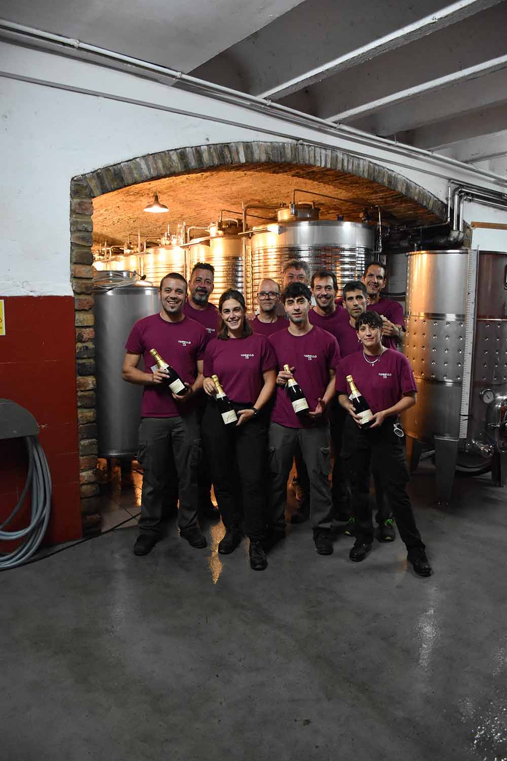 oenology team of Torello Viticultors