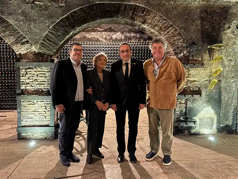 Visita del president del Parlament de Catalunya Josep Rull a Torelló