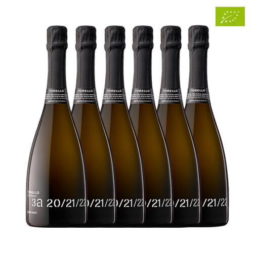 Caixa de 6 ampolles Torelló 3 anyades 2020 2021 2022