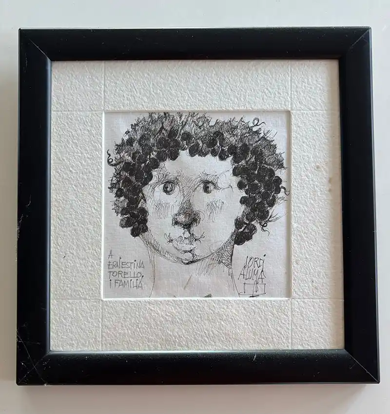 Jordi Alumà drawing of Bacchus